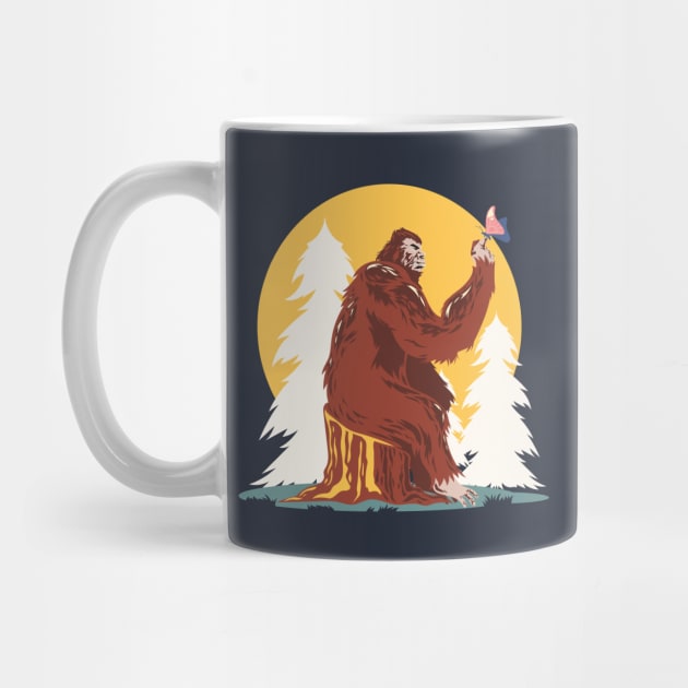 Sassquatch - Wild secrets  - Bigfoot chilling by Crazy Collective